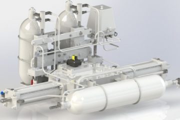 Gas Powered Oil Actuator